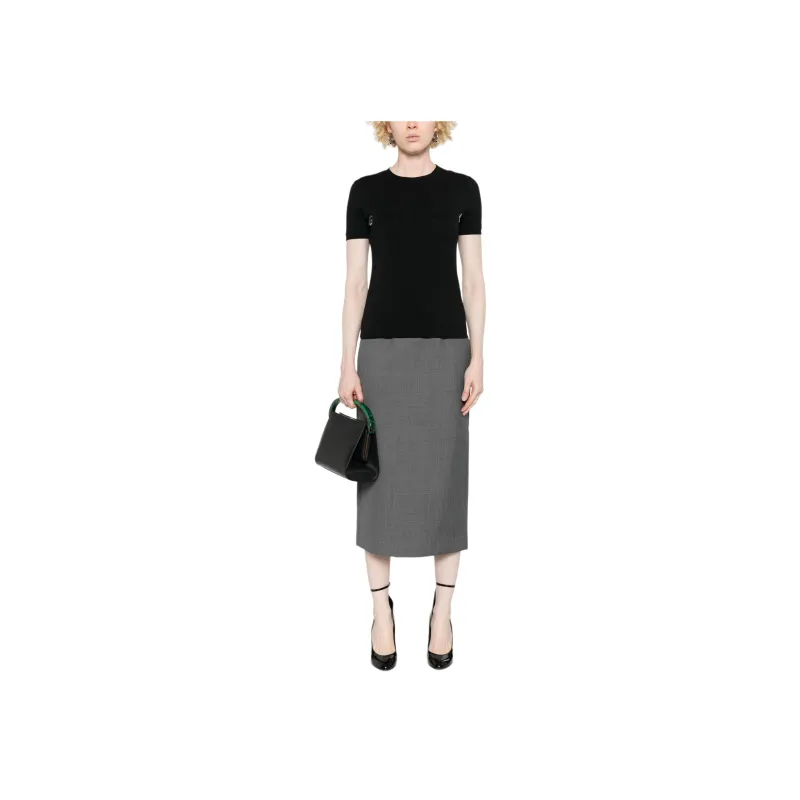 Givenchy Logo flocked T shirt-1