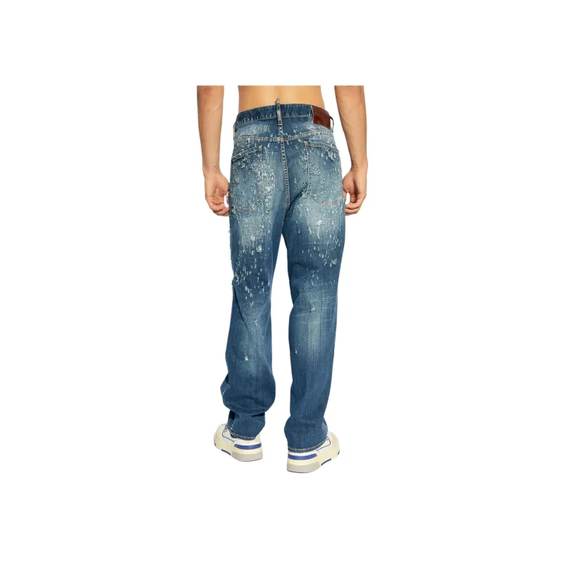 DSQUARED 2 Distressed Loose Fit Jeans-3