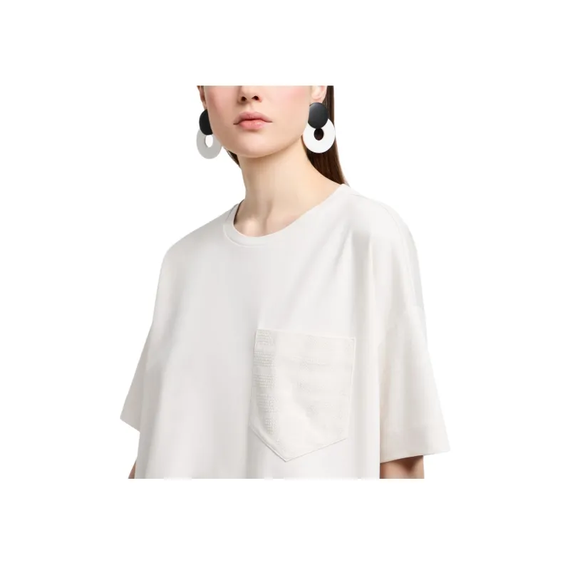 EMPORIO ARMANI Logo Embellished Crewneck T Shirt-4