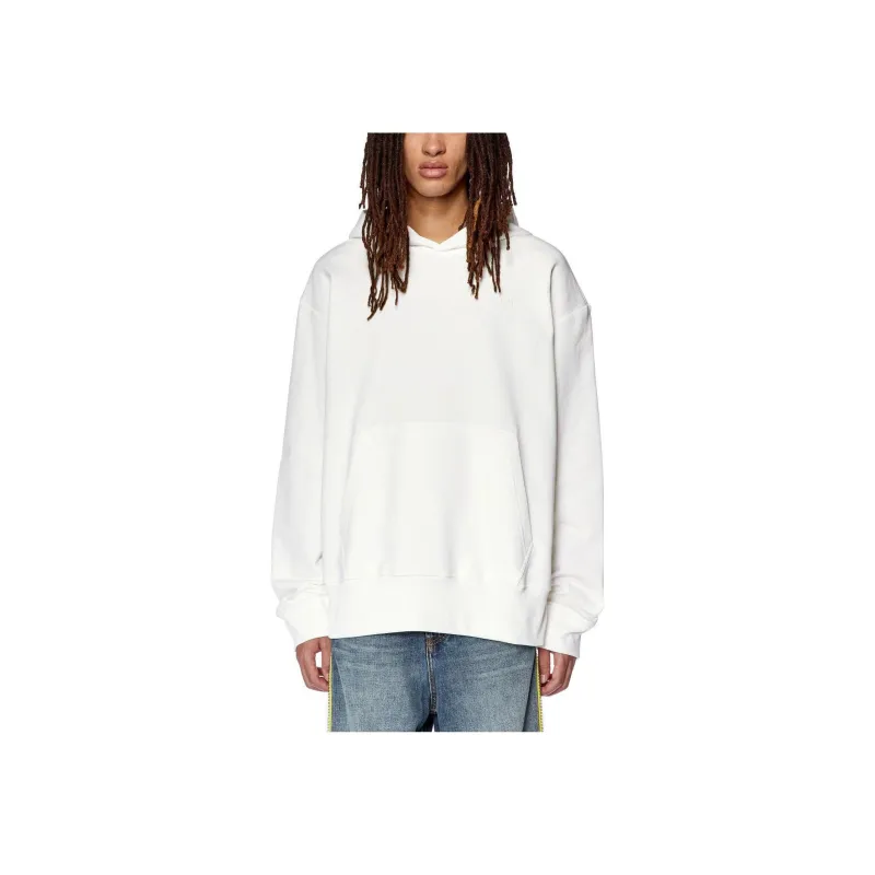 DIESEL S Macs Hood Megoval D Logo Embroidered Hoodie-2