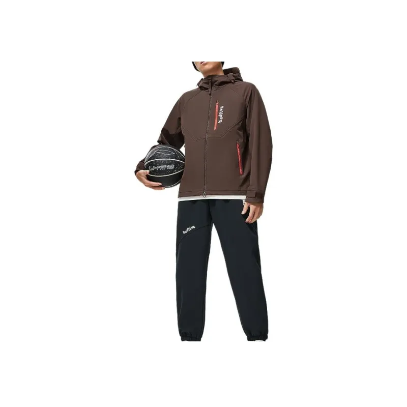 LiNing Badfive Trench Coat Men's Umber-3