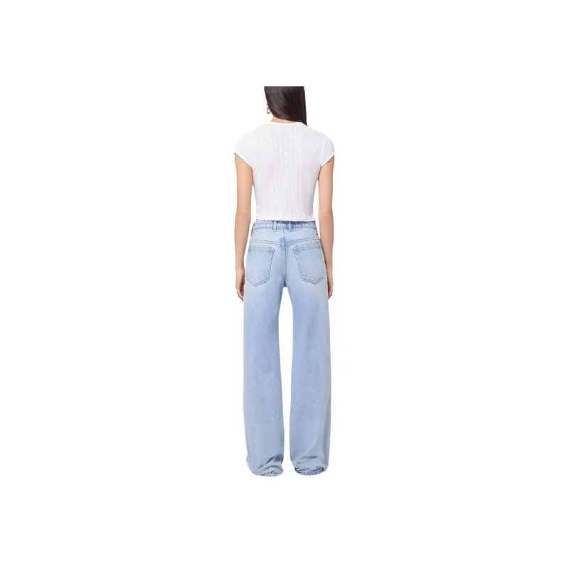 Rabanne Cropped T Shirt 'White'-2