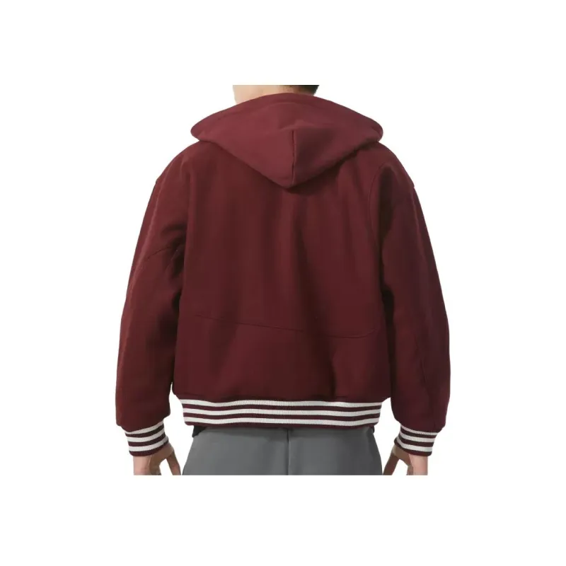 Adidas Year Of The Dragon CNY Series FW23 Jackets Coats Men's Dark Red-2