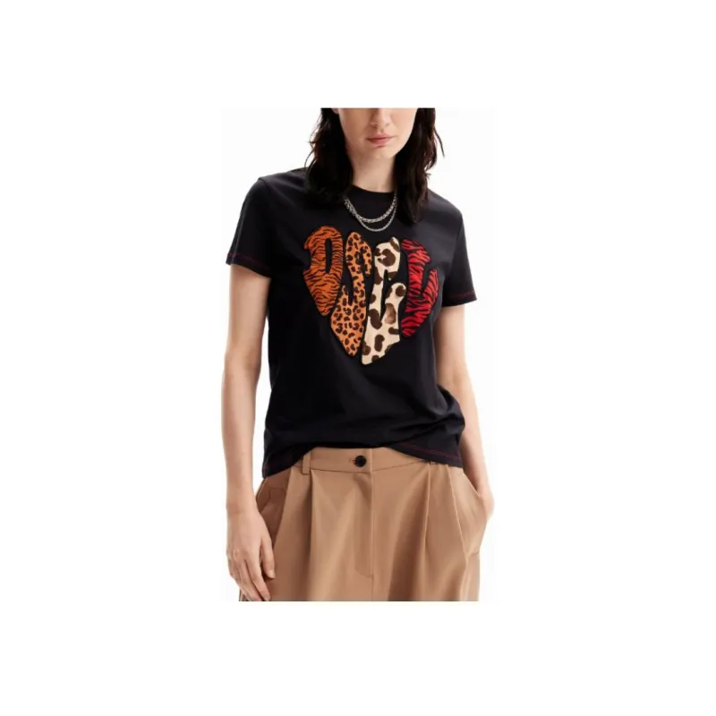 Desigual T Shirts Women's Black-1
