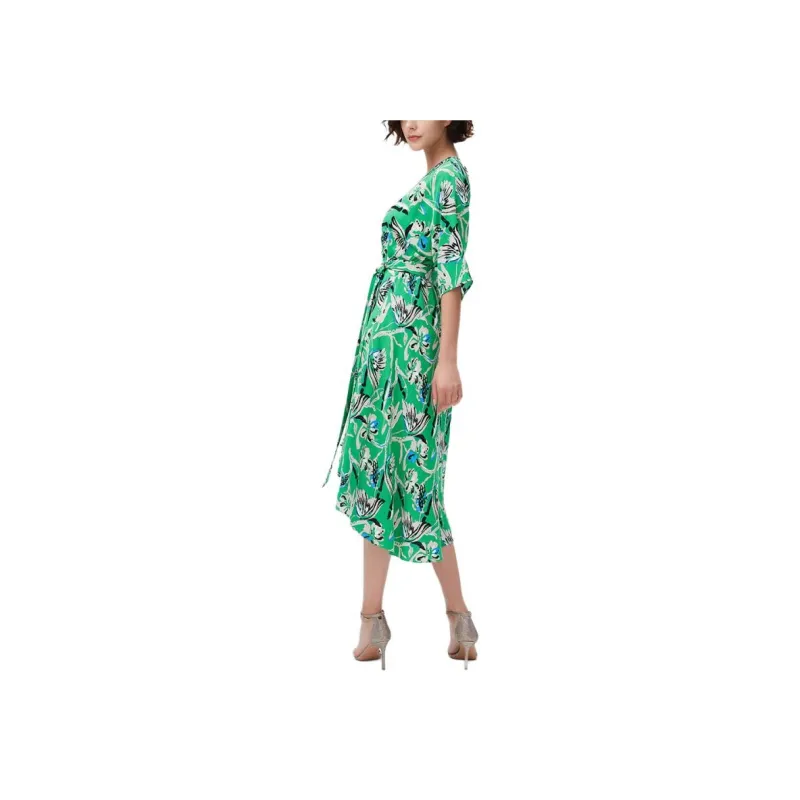 DVF Diane Von Furstenberg Long-Sleeved Dresses Women's Green-2