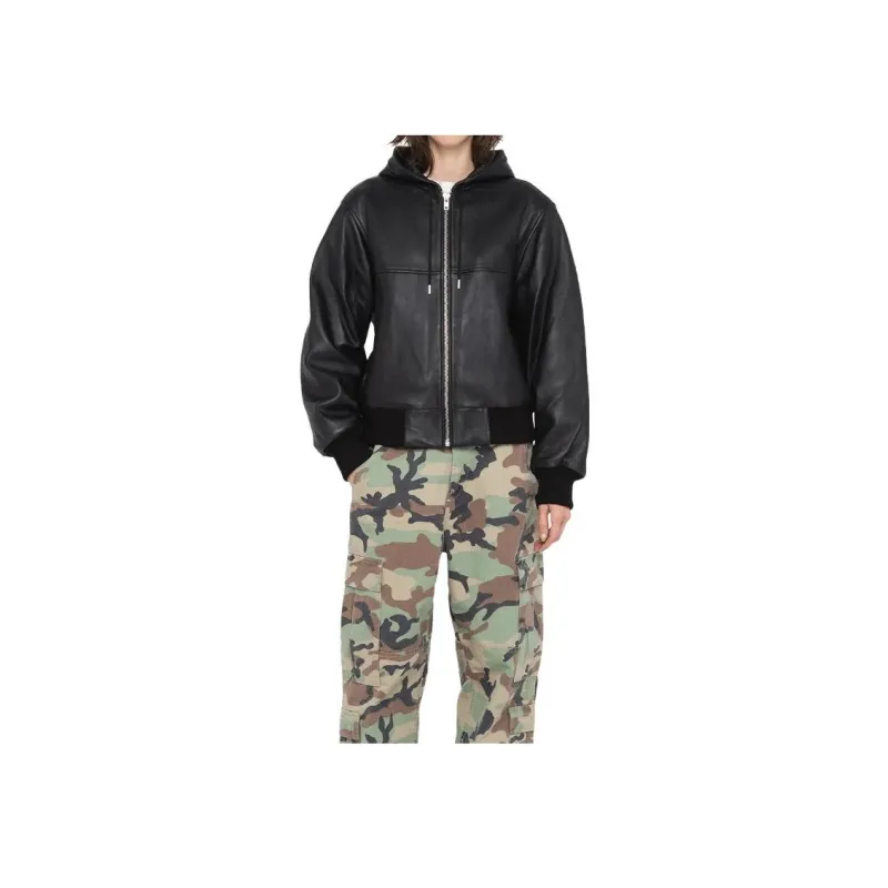 Stussy Ss Link Leather Bomber Jacket-4
