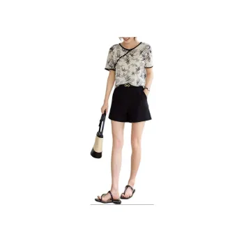 XWI T Shirt Women's Beige With Print