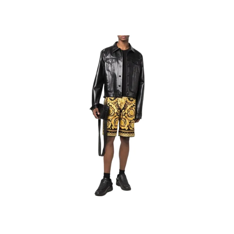 VERSACE Barocco Printed Bermuda Shorts-1