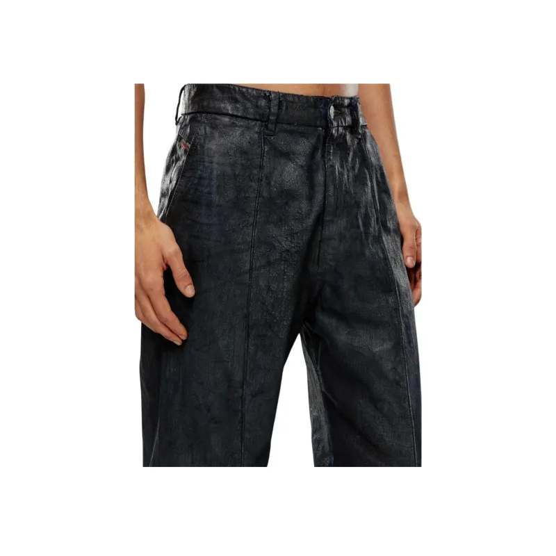 DIESEL D Chino Work Coated Low Rise Jeans-4