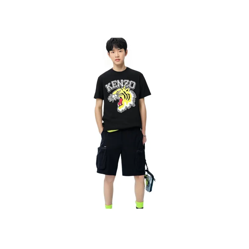 KENZO Tiger-print Cotton T-shirt-3