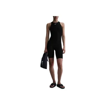 Nike Swim HydraStrong Solid One piece Swimsuit Women's Black/White