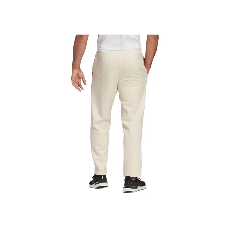 Adidas Knitted Sweatpants Men Yellow White-2
