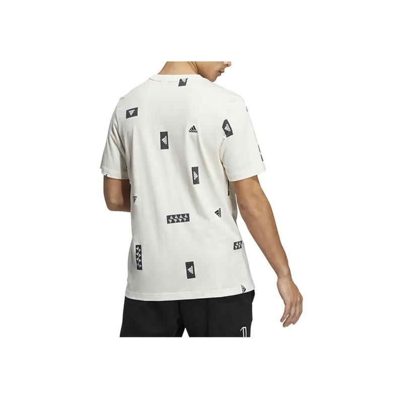 Adidas T Shirts Men White-1