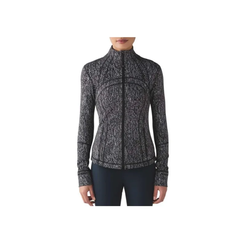 Lululemon Define Jackets Coats Women's Black White Mixed Color-0