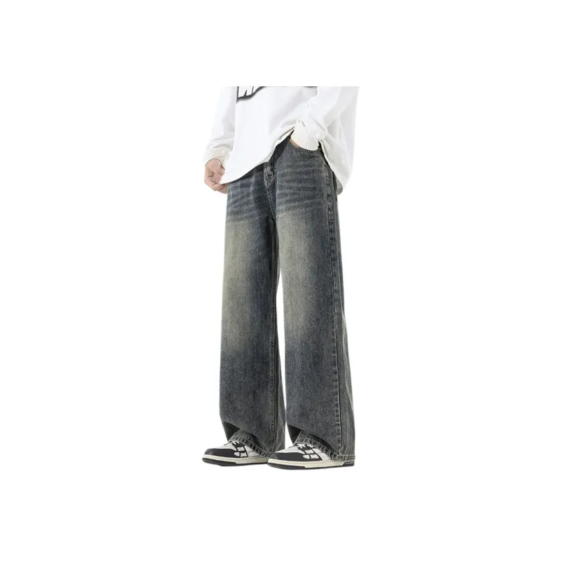 RENBEN Jeans Unisex Vintage Blue-3