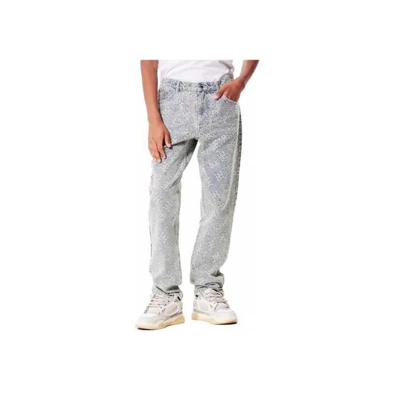 Ed Hardy FW24 Jeans Men's Indigo-2