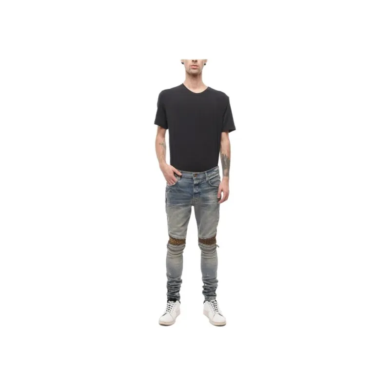 AMIRI Velvet Pj MX2 Mid-Rise Jeans-1