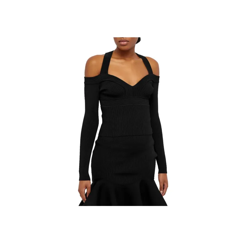 Alexander McQueen Cut Out Detailed Top-1