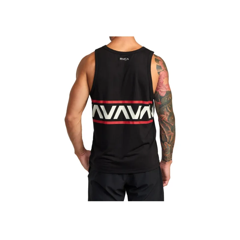 RVCA Tank Tops Men Black-3