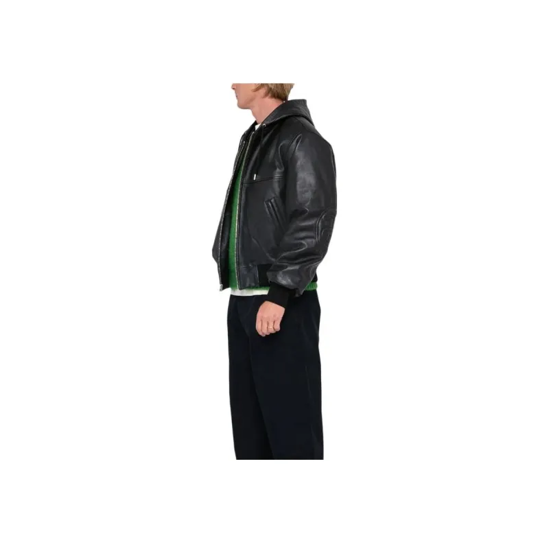 Stussy Ss Link Leather Bomber Jacket-3
