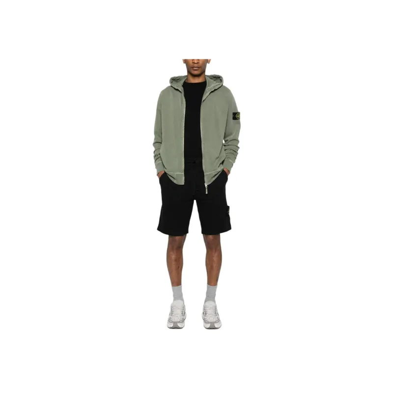 STONE ISLAND Malfilé cotton Fleece Hoodie-2
