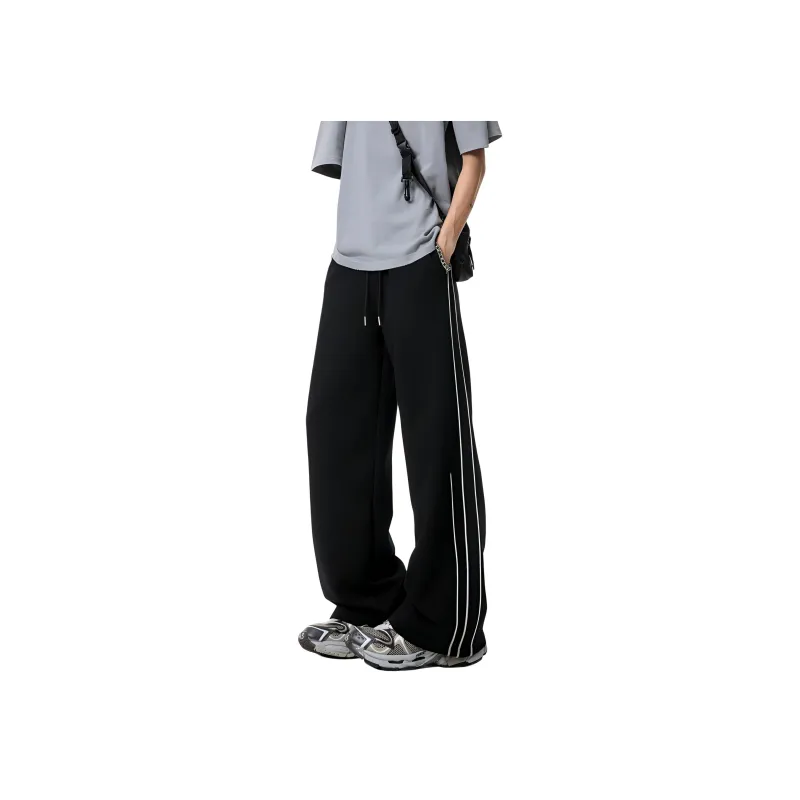 WARNING LIGHT Knitted Sports Pants Unisex-8