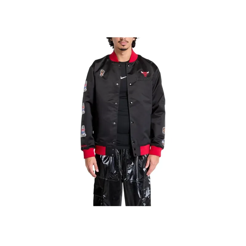 Mitchell & Ness Jacket Unisex Black-4
