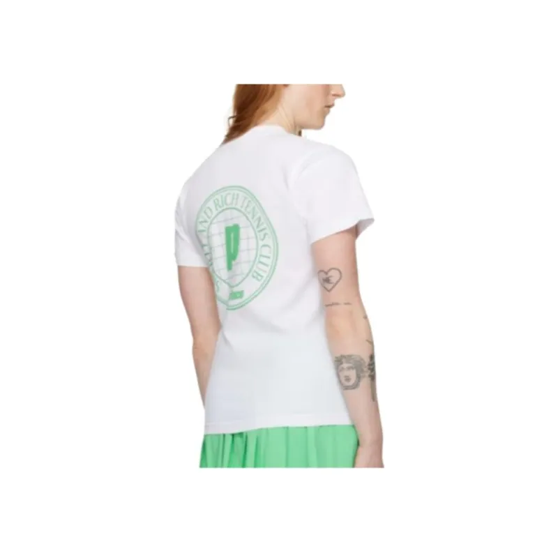 SPORTY & RICH Logo-print Cotton T-shirt-3