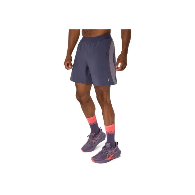 Asics ROAD 7IN ACTIBREEZE Casual Shorts Men's Indigo Mist/Lavender Grey-2