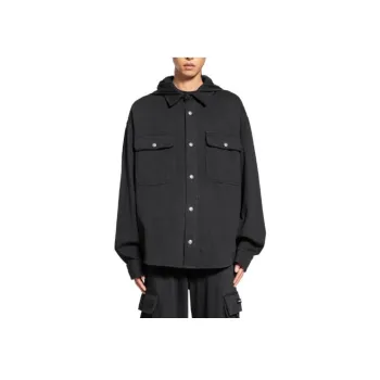 PALM ANGELS Logo Printed Drop Shoulder Hoodie