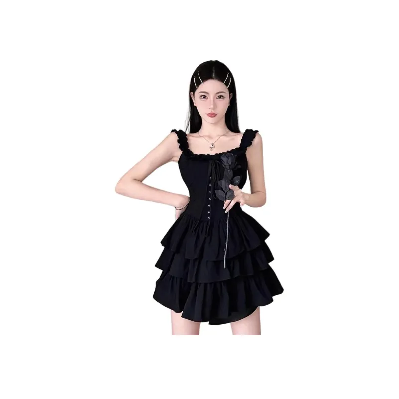 Dior Beauty Slip Dresses Women's Black-0