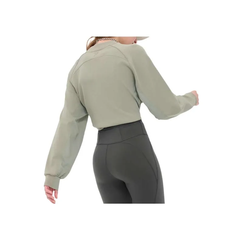 FILA FUSION Sweatshirt Women's Mong Green Gray-2