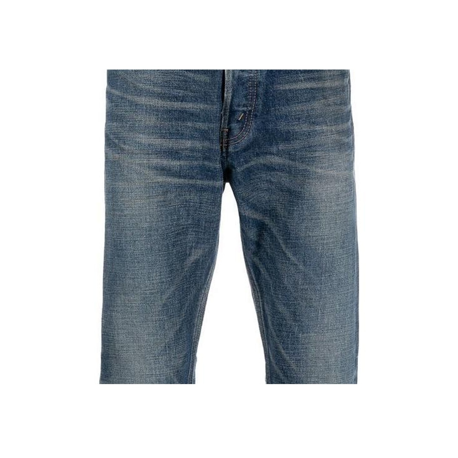 Celine Lou Washed Low-Rise Jeans - POIZON