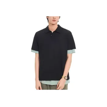 Pony Polo Shirts Men Black