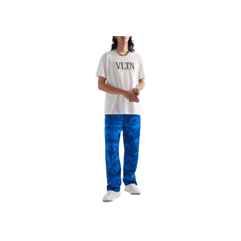 Valentino Casual Pants Men's Blue-1