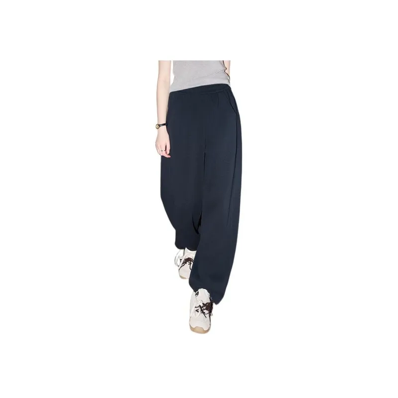 KUHNMARVIN Casual Pants Women's Navy Blue-2
