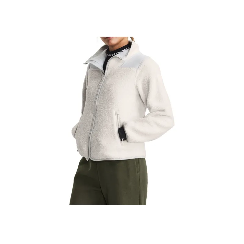 Under Armour Velvet Jackets Women's White-1