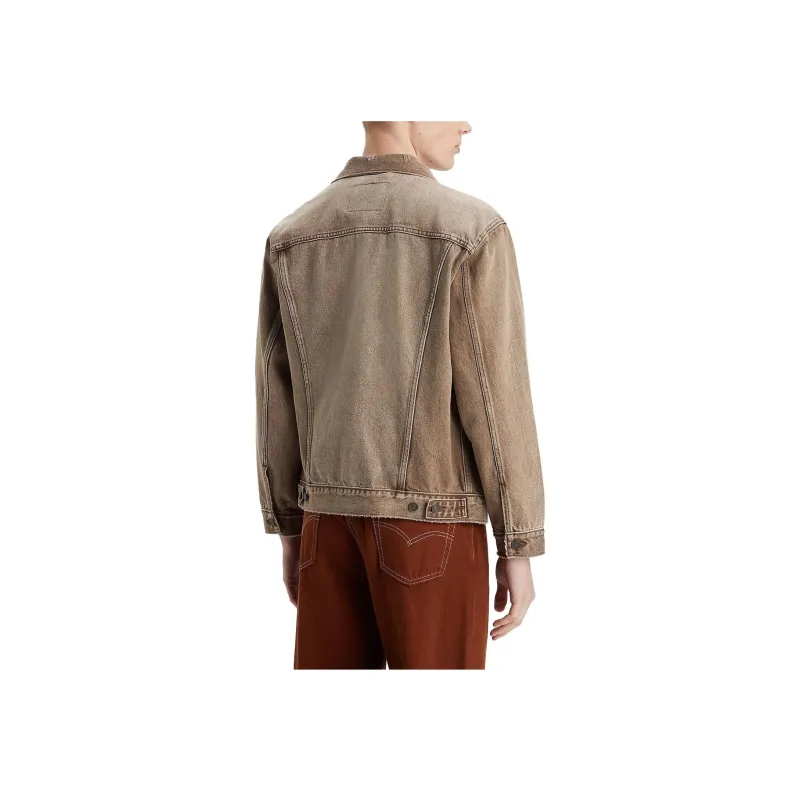 Levis Jackets Men Brown-4