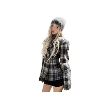 Qiuerle Jackets & Coats Women's Gray