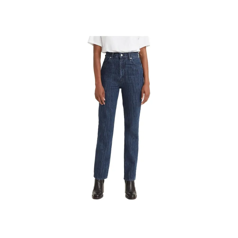 Levis Levis/Levi's SS23 WellThread Series Jeans Women's Dark Blue-1