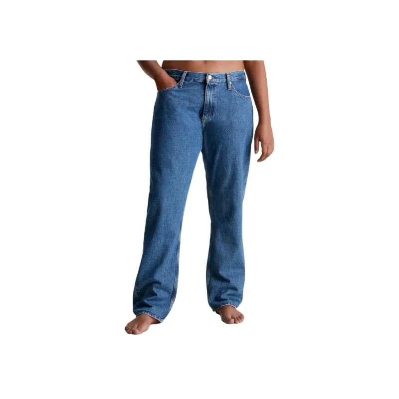 CALVIN KLEIN Jeans Europe Version Women's Medium Blue-1