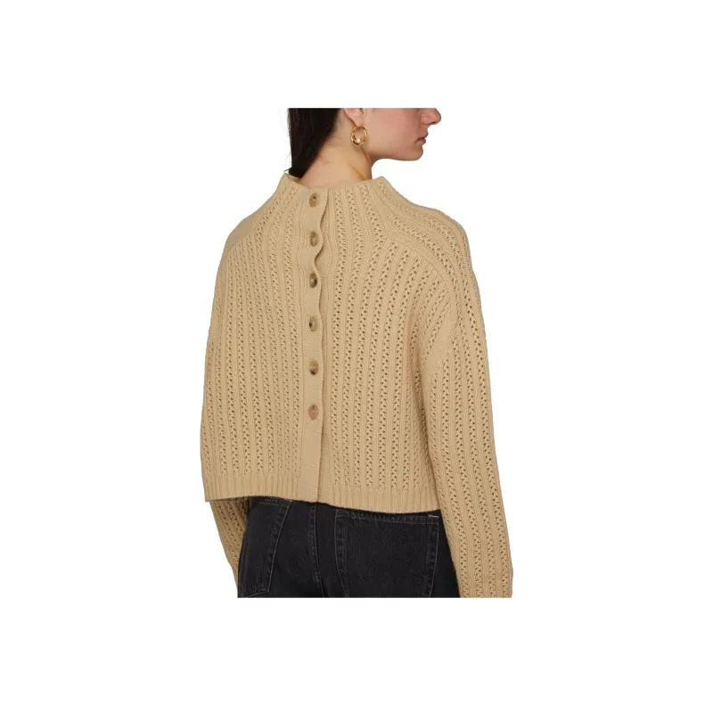 MaxMara Hodeida High Neck Cropped Cardigan-5