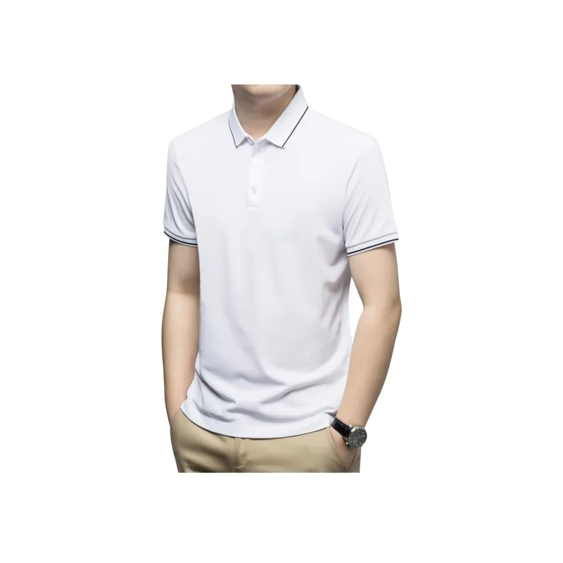 H YXIANG Polo Shirts Men-3