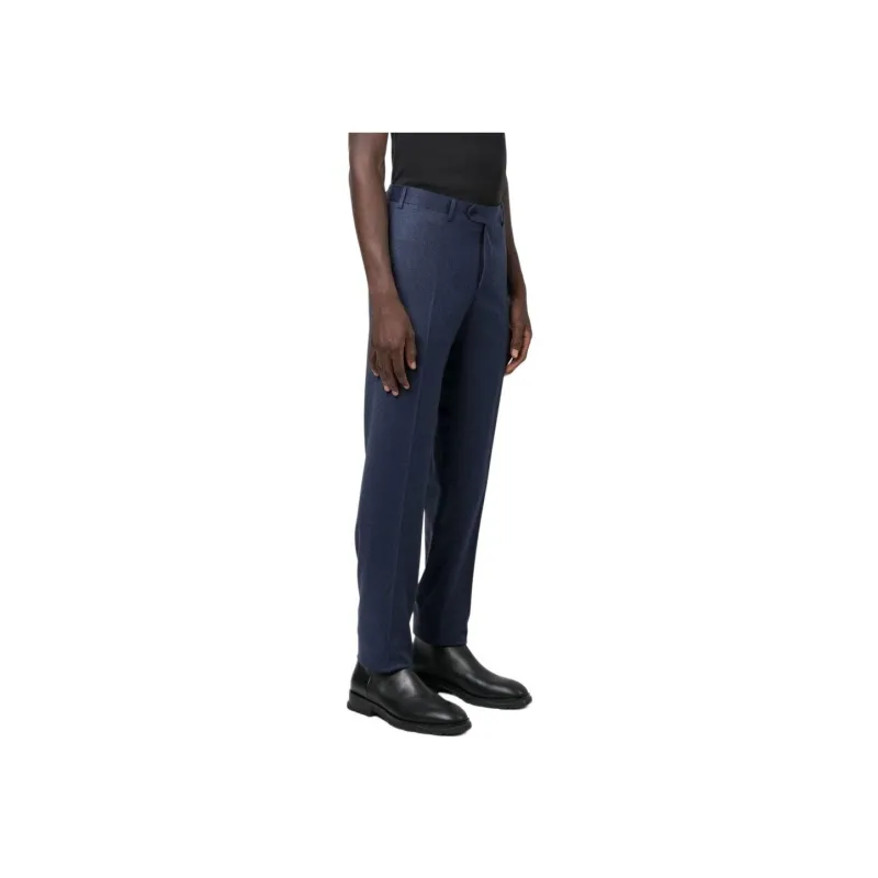 Canali Suit Trousers Men Blue-3