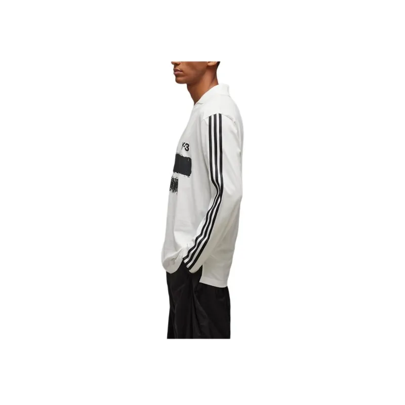 Y 3 X Adidas Logo print Polo Shirt-2