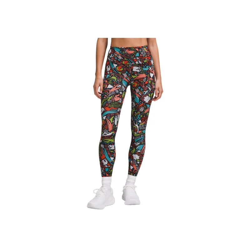 Lululemon Wunder TrainHigh-Rise Yolande Mutale Tight 25' Leggings Women's Multicolor-0