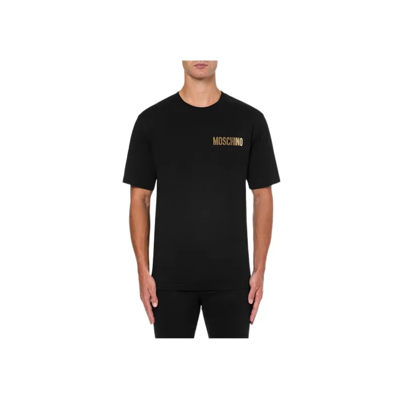 MOSCHINO T Shirts Men Black-1