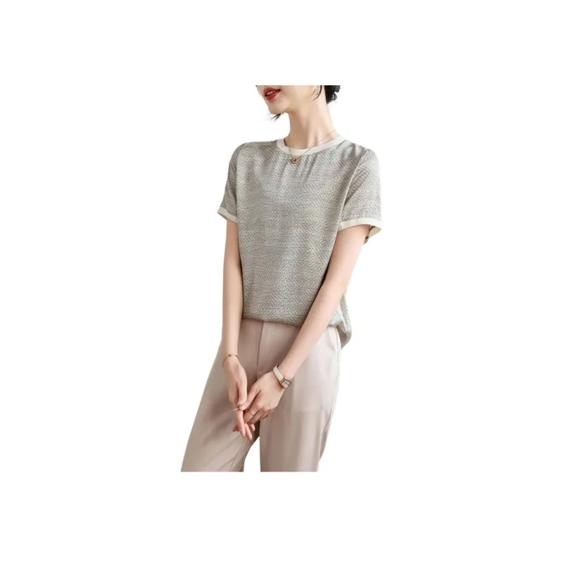 Yi Mengyuan Silk Shirt Women's Image Color-1