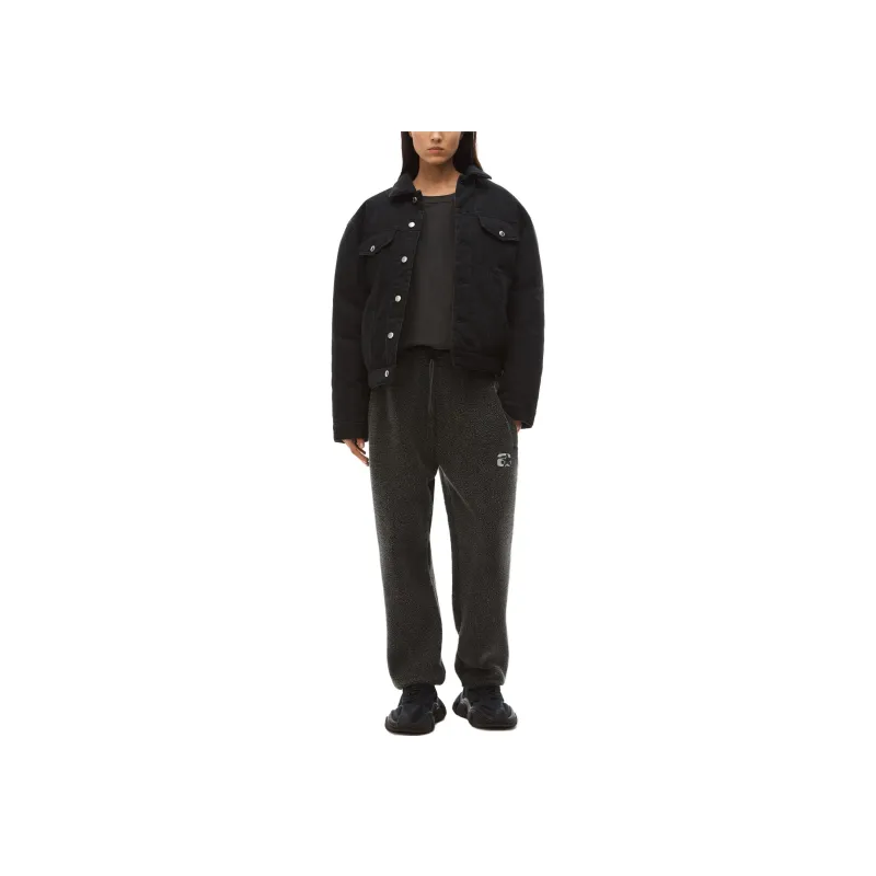 Alexander Wang Knitted Sweatpants Unisex Dark Gray-1