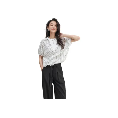 XIRAN 아이보리 여성 셔츠